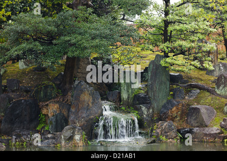 Kyoto Kaiserpalast alten japanischen Garten im Herbst-Saison, Japan Stockfoto