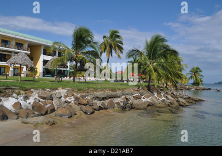 Bocas del Toro (Panama): Playa Tortuga Beach Resort Stockfoto