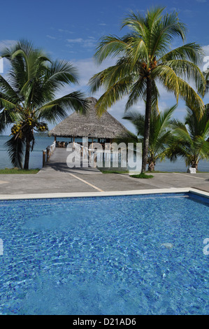 Bocas del Toro (Panama): Playa Tortuga Beach Resort Stockfoto