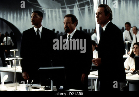 Männer In schwarzen Männern In schwarzen Agent J (Will Smith), Agent Z (Rip Torn), Agent K (Tommy Lee Jones) *** lokalen Caption *** 1997 Stockfoto