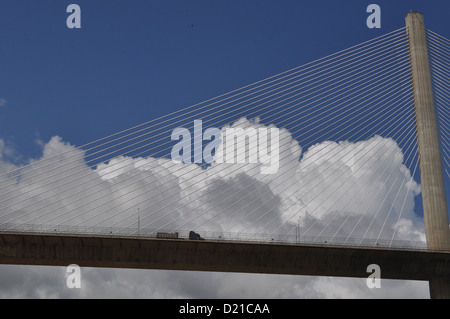 in der Nähe von Miraflores (Panama): Puente Centenario Stockfoto