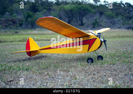 Radio Control Modellflugzeug mit einem Benzin-Motor Stockfoto