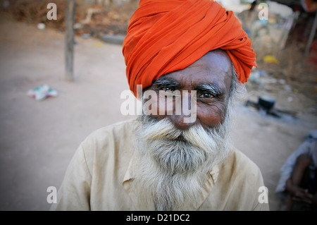 Indischen Zigeuner in Rajasthan Stockfoto