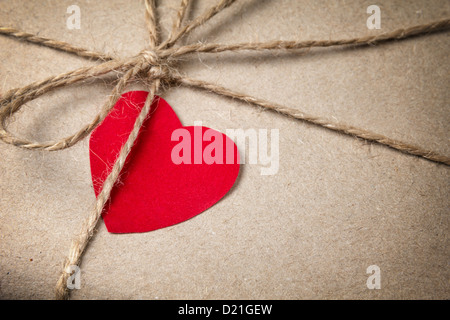 Valentinstag-Paket kann als Hintergrund verwendet werden Stockfoto