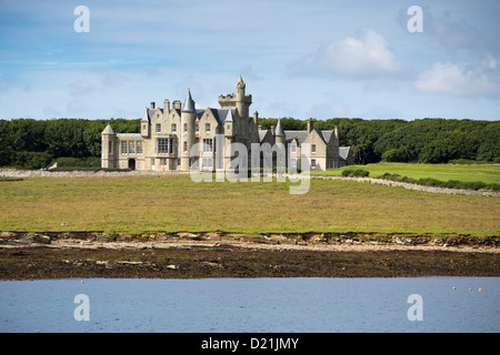 Balfour Castle Land Haus Hotel, Insel Shapinsay, Orkney Inseln, Schottland, Vereinigtes Königreich Stockfoto