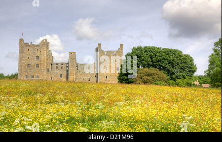 Bolton Castle, eine Burg des 14. Jahrhunderts in Wensleydale, North Yorkshire, England. Stockfoto