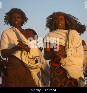 Afar Stammes Männer, Assaita, Afar Regional State, Äthiopien Stockfoto