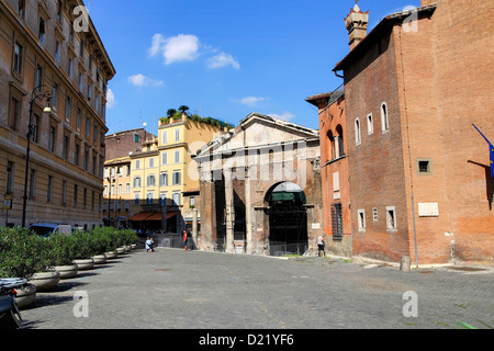 Portikus Ottavia Rom Italien Stockfoto