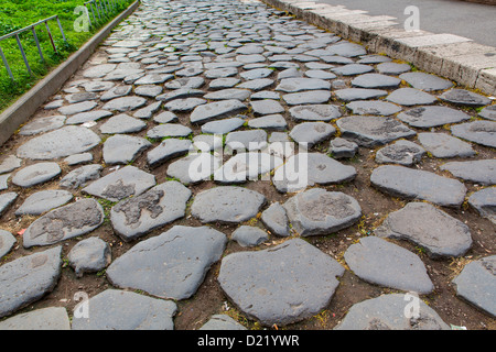 Alte Römerstraße Via sacra Stockfoto