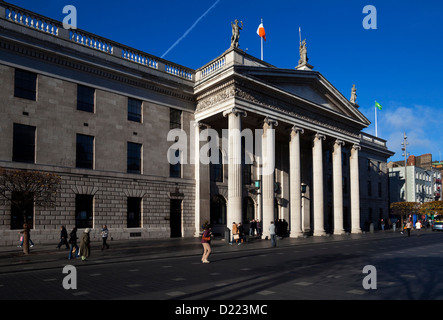 Das General Post Office (GPO) in der O' Connell Street in Dublin, Irland. Stockfoto