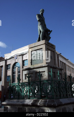 Statue von Nelson in Bridgetown, Barbados Stockfoto