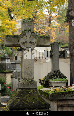 Friedhof Père-Lachaise in Paris, Frankreich Stockfoto