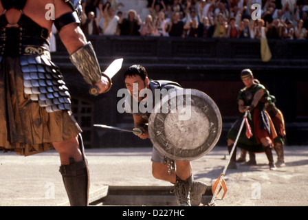 Gladiator-Gladiatoren-Maximus (Russell Crowe, m) *** lokalen Caption *** 1999 Träumen arbeiten Stockfoto