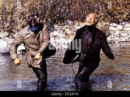 Sterben Sie die Letzten Vom Red River gute Jungs Bösewichte, Robert Mitchum, George Kennedy Als der Aeltliche Marshall Flagg (Robert Stockfoto