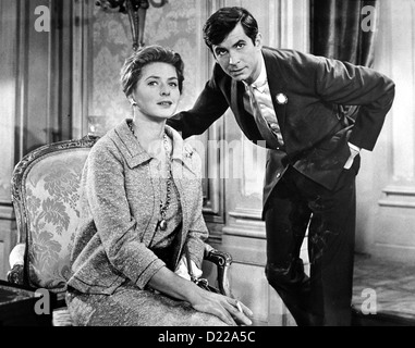 Lieben Sie Brahms?  Auf Wiedersehen wieder Ingrid Bergman, Anthony Perkins Da sterben 40 Jaehrige Paula (Ingrid Bergman) Immer Wieder von Stockfoto