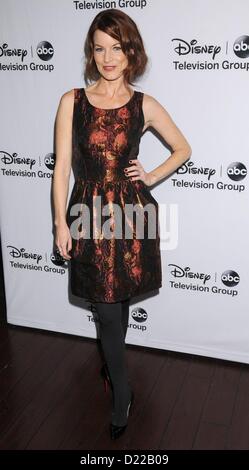 10. Januar 2013 - Los Angeles, Kalifornien, USA - 10. Januar 2013 - Los Angeles, Kalifornien, USA - Schauspielerin LAURA LEIGHTON auf der Disney ABC Winter Press Tour Party im Langham Hotel, Pasadena statt. (Kredit-Bild: © Paul Fenton/ZUMAPRESS.com) Stockfoto