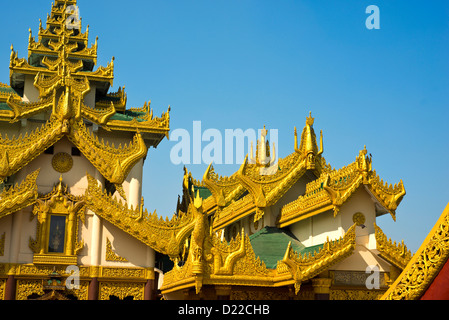 Karaweik Schiff, Yangon, Myanmar, Burma Stockfoto