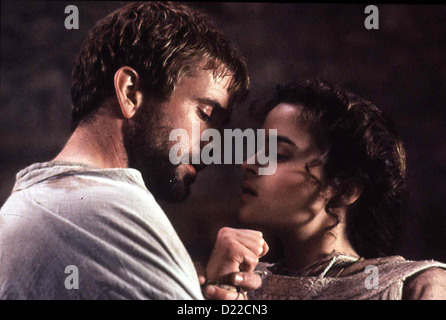 Hamlet Hamlet Mel Gibson, Helena Bonham-Carter sterben Junge Ophelia (Helena Bonham-Carter), sterben Kinokomödie Hamlet (Mel Gibson), Stockfoto