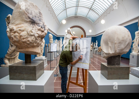 Kunsthistorische Museum "Ny Carlsberg Glyptotek" Kopenhagen, Dänemark, Europa Stockfoto