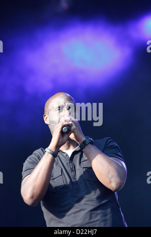 Kelvin Mercer aka Posdnuos von DE LA SOUL LIVE AUF DER BÜHNE BESTIVAL FESTIVAL SEPTEMBER 2012 Stockfoto