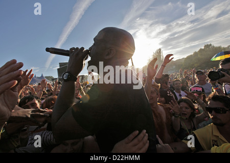 Kelvin Mercer aka Posdnuos von DE LA SOUL LIVE AUF DER BÜHNE BESTIVAL FESTIVAL SEPTEMBER 2012 Stockfoto