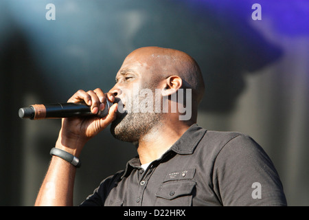 Kelvin Mercer aka Posdnuos von DE LA SOUL LIVE AUF DER BÜHNE BESTIVAL FESTIVAL SEPTEMBER 2012 Stockfoto