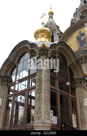 Kathedrale St. Alexander Newski in Paris Stockfoto