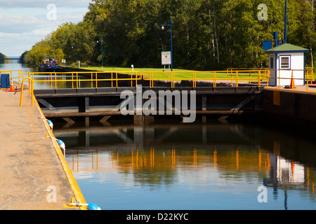 Erie Kanalschleuse E21 Stockfoto