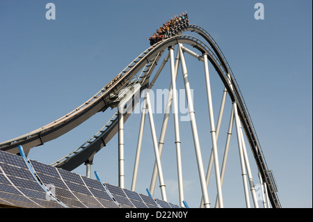 Rust, Deutschland, dem Silver Star im Europapark Rust Stockfoto