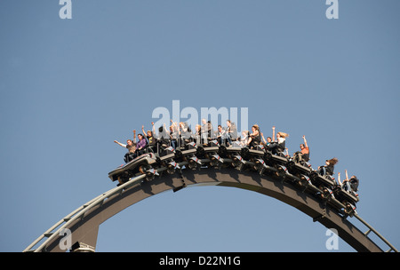 Rust, Deutschland, dem Silver Star im Europapark Rust Stockfoto