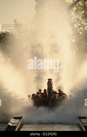 Rust, Deutschland, Wasser-Achterbahn im Europa-Park Rust Stockfoto