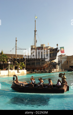 Rust, Deutschland, Wasser-Achterbahn im Europa-Park Rust Stockfoto