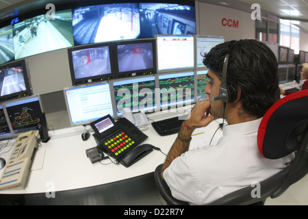 Barcelona, Spanien, neue Schaltzentrale für das u-Bahn-Netz Stockfoto