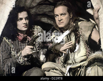 Sein Engel Mit Zwei Pistolen Bleichgesicht, Jane Russell, Bob Hope *** lokalen Caption *** 1948-- Stockfoto