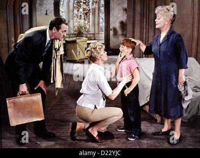 Aufgelegt Im Seitensprung bitte nicht essen, Gänseblümchen David Niven, Doris Day, Stanley Livingston, Spring Byington Stockfoto