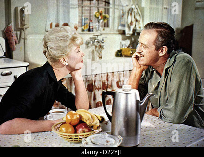 Aufgelegt Im One Bitte Don't Essen Gänseblümchen Doris Day, David Niven Doch Das Landleben Gestaltet Sich Fuer Kate Stockfoto