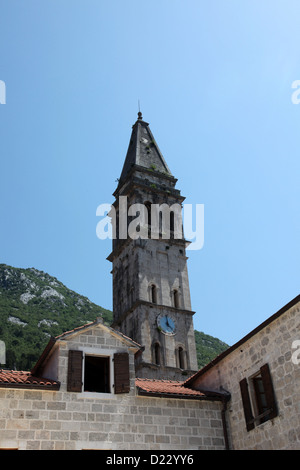 Katholische Kirche St. Nikolaus, Perast, Montenegro Stockfoto