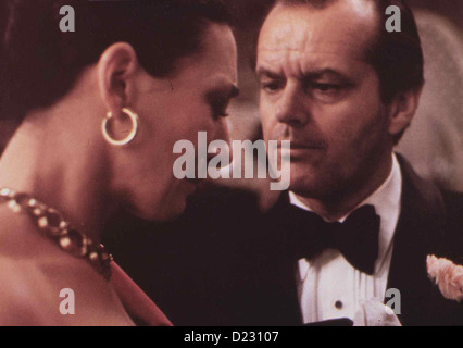 Sterben Sie Ehre Der Prizzis Prizzi's Honor Anjelica Huston, Jack Nicholson Killer Charley Partanna (Jack Nicholson) Krieg Vor Jahren Stockfoto