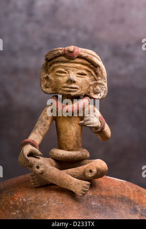 Pre Columbian Maya-Krieger um 600 n. Chr. gemacht. Stockfoto