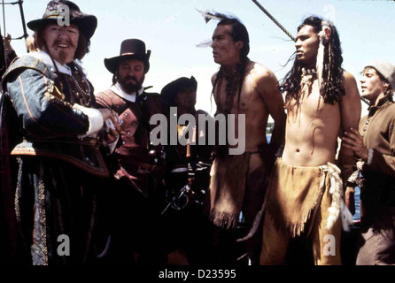 Squanto - Der große Krieger Squanto: Warrior es Tale Michael Gambon, Alex Norton,?, Eric Schweig, Adam Beach? Bei der Stockfoto