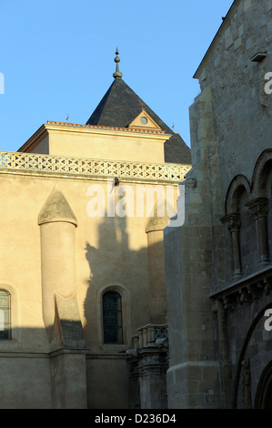 Mauern der Basilika San Isidoro. Plaza San Isidoro, Leon, Kastilien-León, Spanien Stockfoto