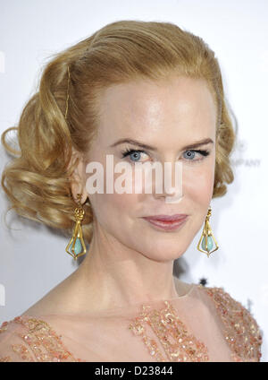 12. Januar 2013 - Los Angeles, Kalifornien, US - Schauspielerin NICOLE KIDMAN besucht die 2013 G'Day USA Los Angeles Black Tie Gala im JW Marriot bei LA Live in Los Angeles statt. (Kredit-Bild: © D. Long/Globe Photos/ZUMAPRESS.com) Stockfoto