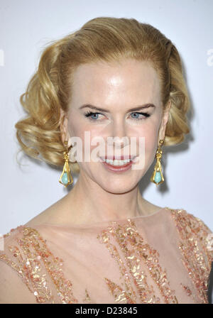 12. Januar 2013 - Los Angeles, Kalifornien, US - Schauspielerin NICOLE KIDMAN besucht die 2013 G'Day USA Los Angeles Black Tie Gala im JW Marriot bei LA Live in Los Angeles statt. (Kredit-Bild: © D. Long/Globe Photos/ZUMAPRESS.com) Stockfoto