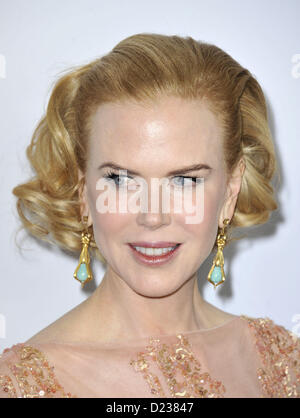 12. Januar 2013 - Los Angeles, Kalifornien, US - Schauspielerin NICOLE KIDMAN besucht die 2013 G'Day USA Los Angeles Black Tie Gala im JW Marriot bei LA Live in Los Angeles statt. (Kredit-Bild: © D. Long/Globe Photos/ZUMAPRESS.com) Stockfoto