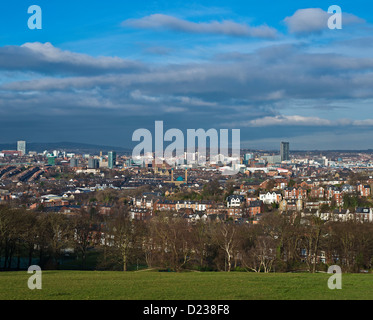 Überblick über Sheffield Stadtzentrum Stockfoto