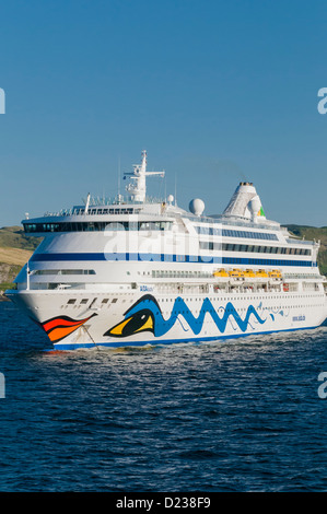 Aida Aura Passagierschiff der Insel Kerrera nr Oban Loch Linnhe Argyll & Bute Schottland Stockfoto