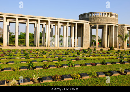 Taukkyan dem zweiten Weltkrieg Friedhof, Lauf durch den Commonwealth-Krieg Gräber Kommission (CWGC) Yangon, Myanmar, Rangoon, Birma Stockfoto