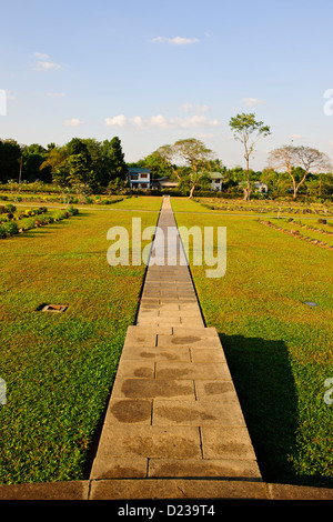 Taukkyan dem zweiten Weltkrieg Friedhof, Lauf durch den Commonwealth-Krieg Gräber Kommission (CWGC) Yangon, Myanmar, Rangoon, Birma Stockfoto