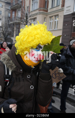 Posen, Polen, Demo gegen den Klimawandel Stockfoto