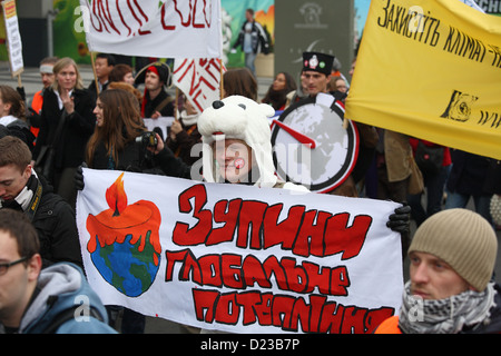 Posen, Polen, Demo gegen den Klimawandel Stockfoto